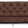 Set Gartenkissen 120x60x50 cm für Bank Schaukel Wasserdicht Braun Bild 4