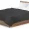 Double-sided Bedspread Quilted Blanket Sofa Cover 160x200 cm white and black image 4