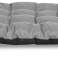 Coussin de jardin 120x80 cm pour banc palettes Swing Waterproof Gris photo 4