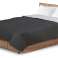 Double-Sided Bedspread Quilted Blanket Sofa Cover 200x220 cm grey-black image 2