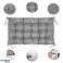 Coussin de jardin 120x80 cm pour banc palettes Swing Waterproof Gris photo 1