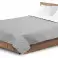 Double-Sided Bedspread Quilted Blanket Sofa Cover 160x200 cm white and gray image 3