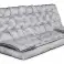 Set di Cuscino da Giardino Lato Alto 180x60x50 cm per Panca Altalena Impermeabile foto 1