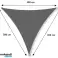Garden Sun Sail Waterproof 3x3x3 m Grey Strong Awning nylon image 4