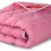 Pink Duvet 140x200 cm Antiallergic Quilted All Year Thick Warm image 1