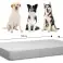 Colchón ortopédico de espuma para cama para perros XL 120x80x15 cm Impermeable fotografía 1