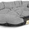 Lit pour chien OVALE 100x75 cm Personnalisé Imperméable Gris photo 1