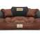 Hondenmand box KINGDOG 55x45 cm Gepersonaliseerd Waterdicht Bruin foto 2