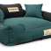 Dog bed playpen KINGDOG 75x65 cm Personalized UNMOVABLE Antislip Green image 4