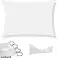 Garden Sun Sail Vattentät 5x3 m Vit Stark Markis bild 1