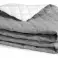 Double-Sided Bedspread Quilted Blanket Sofa Cover 160x200 cm white and gray image 4