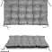 Coussin de jardin 120x80 cm pour banc palettes Swing Waterproof Gris photo 2