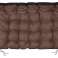2 almofadas de jardim 120x80x40 para paletes de bancada Swing Waterproof Brown foto 2