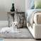 Dog bed MATA 50x70 cm Shaggy Antislip Light Grey image 1