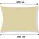 Waterproof Garden Shade Sail 5x3 m Beige Strong Awning image 4