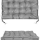 Coussin de jardin haut côté 120x80 cm pour banc palettes Swing Waterproof photo 4