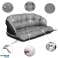Cuscino per 2 posti Panca Divano Dondolo Mobili Rattan Impermeabile 190x40cm foto 1