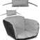 Garden Cushion 112x113 cm for Hanging Chair Swing Stork Nest grey image 2