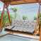 Coussins de jardin imperméables 180 x 60 x 50 cm pour balancelle photo 4