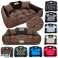 Hondenmand box KINGDOG 55x45 cm Gepersonaliseerd Waterdicht Bruin foto 1