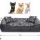 Hundeseng Seng Sofa Lekegrind Vanntette Bein Sølv 75x65 cm bilde 3