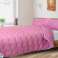Rosa Bettdecke 220x240 cm Antiallergisch Gesteppt Ganzjährig Dick Warm Bild 4