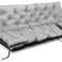Coussins de jardin imperméables 180 x 60 x 50 cm pour balancelle photo 1