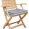 Gartenstuhl Kissen 50x50 cm Wasserdicht High Side Grau Bild 4