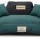 Dog bed playpen KINGDOG 75x65 cm Personalized UNMOVABLE Antislip Green image 2