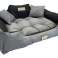 Parc pour lit pour chien KINGDOG 115x95 cm Personnalisé Imperméable Gris Foncé photo 2