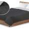 Double-sided Bedspread Quilted Blanket Sofa Cover 160x200 cm grey-black image 1