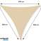 Garden Sun Sail Waterproof 3x3x3 m Beige Strong Awning image 4