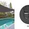 Garten Sonnensegel Wasserdicht 3x2 m Grau Starke Markise nylon Bild 5