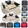 Corralito cama para perros KINGDOG 75x65 cm Personalizado Impermeable Beige fotografía 1