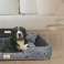 Hundeseng Katt Seng Sofa Lekegrind Vanntett Navn 115x95 cm bein svart bilde 1