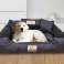Hondenmand box KINGDOG 55x45 cm Gepersonaliseerd Waterdicht Zwart foto 1