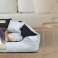 Hondenmand box KINGDOG 55x45 cm Gepersonaliseerd Waterdicht Lichtgrijs foto 4
