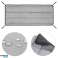 Garden Cushion 100x50 cm for Swing Bench Waterproof Quilted Grey image 1