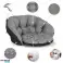 Coussin de jardin 122x40 cm pour chaise suspendue nid de cigogne photo 1