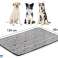 Hundebettmatte 120x80 cm Wasserdichte Knochen Schwarz Bild 2
