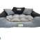 Parc pour lit pour chien KINGDOG 115x95 cm Personnalisé Imperméable Gris Foncé photo 4