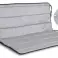 Garden Cushion 100x50x50 cm for Swing Bench Waterproof Quilted Grey image 1