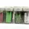 20 sets of 12 glitter decoration &amp; Quot; Christmas&amp; quot;, Craft Glitter, Scattered Glitter, Wholesale Remaining Stock image 1