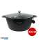 Rosenberg RB 40M2: Marmorbeschichteter Schmortopf mit Glasdeckel 40cm Bild 2