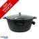 Rosenberg RB 40M2: Marmorbeschichteter Schmortopf mit Glasdeckel 40cm Bild 4