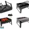 GARDEN CHARCOAL GRILL PORTABLE FOLDING SUITCASE image 1