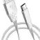 2.4A mikro-USB-USB 1 m TPE:ssä, 1 m pitkä, erittäin kompakti, liitetään mihin tahansa USB 2.0 -porttiin latauksen mahdollistamiseksi, mahdollistaa musiikin synkronoinnin kuva 2