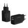 Chargeur mural double de 20 W, charge rapide avec technologie USB-C 3.0 photo 2