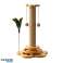 Tiragraffi per gatti 43 cm, giocattolo 4 in 1 con palline, piume – KOT22 foto 1