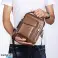 Uomo&amp;#039; s bag Freddie ~ cavin (marrone scuro) | Uomo&amp;#039; s Borsa a tracolla in pelle | Borsa impermeabile foto 1
